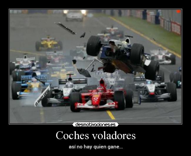 carteles coches voladores desmotivaciones