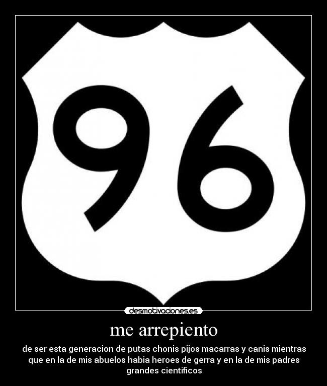 me arrepiento -