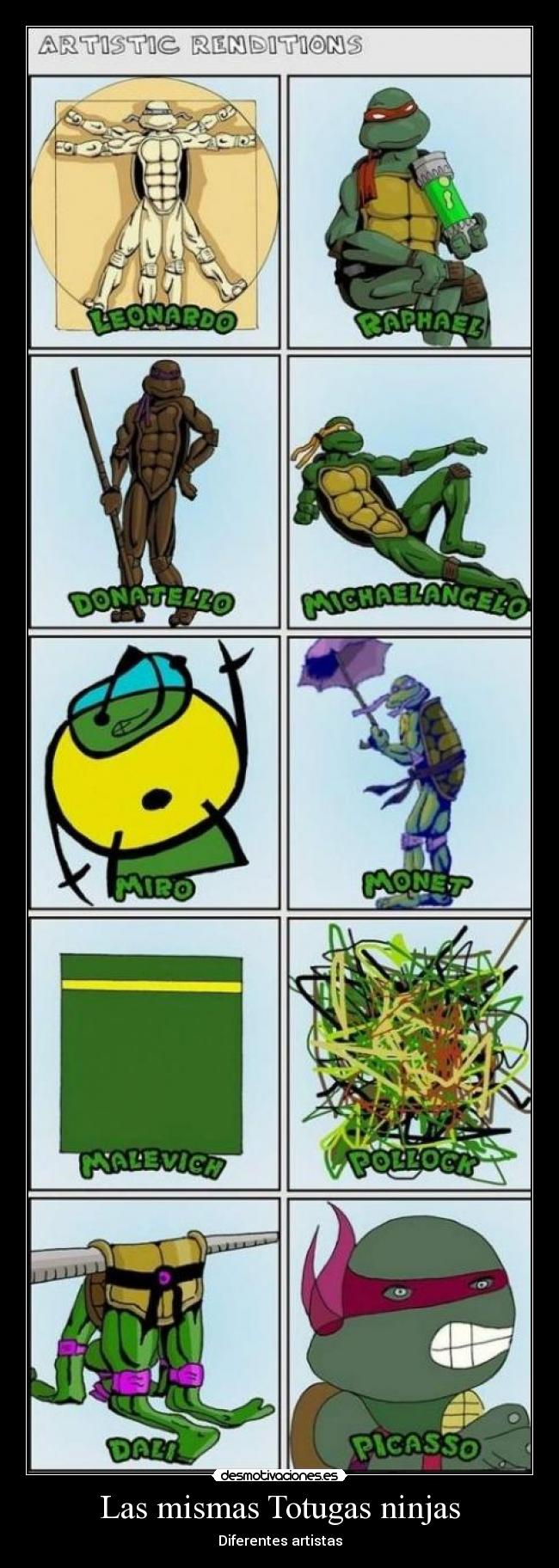 Las mismas Totugas ninjas - 