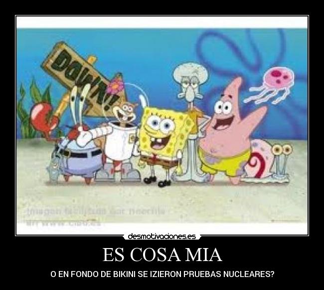 ES COSA MIA - O EN FONDO DE BIKINI SE IZIERON PRUEBAS NUCLEARES?