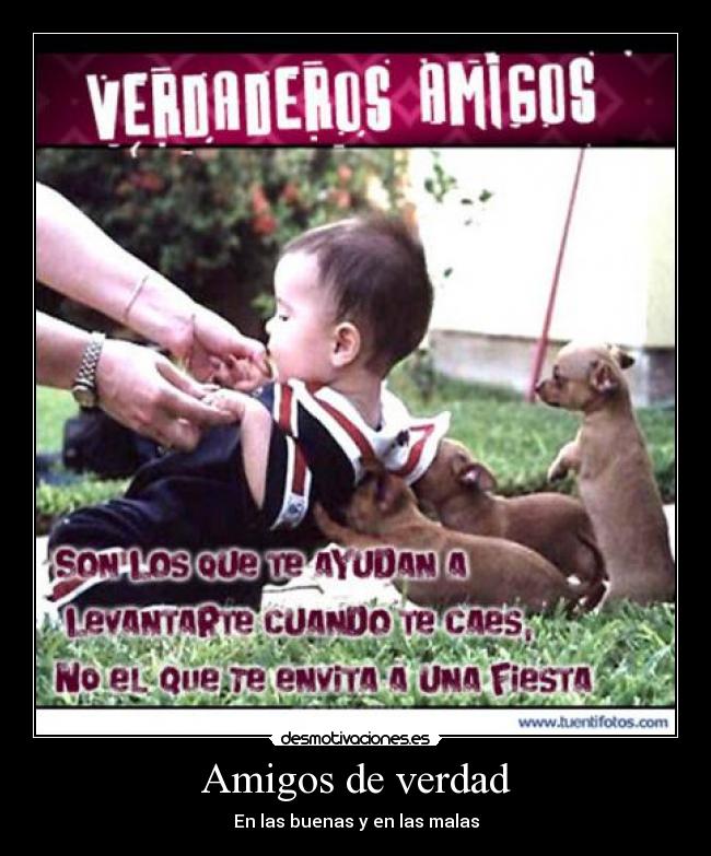 Amigos de verdad - En las buenas y en las malas