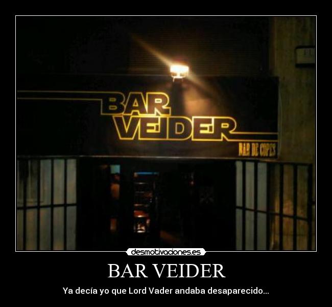 BAR VEIDER -