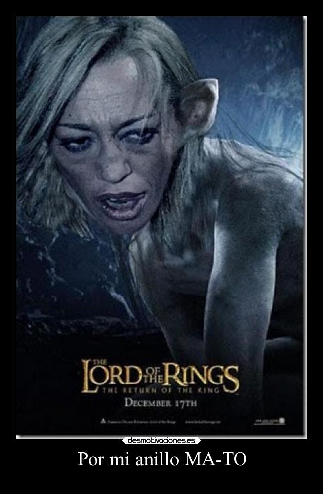 Por mi anillo MA-TO -