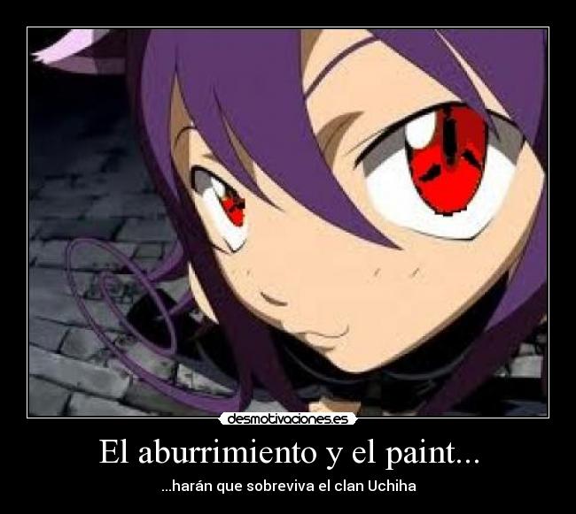 carteles blair con sharingan desmotivaciones