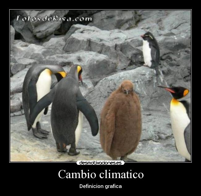 Cambio climatico - Definicion grafica