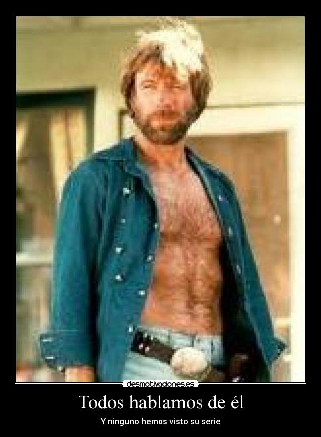 Todos hablamos de él - Y ninguno hemos visto su serie
