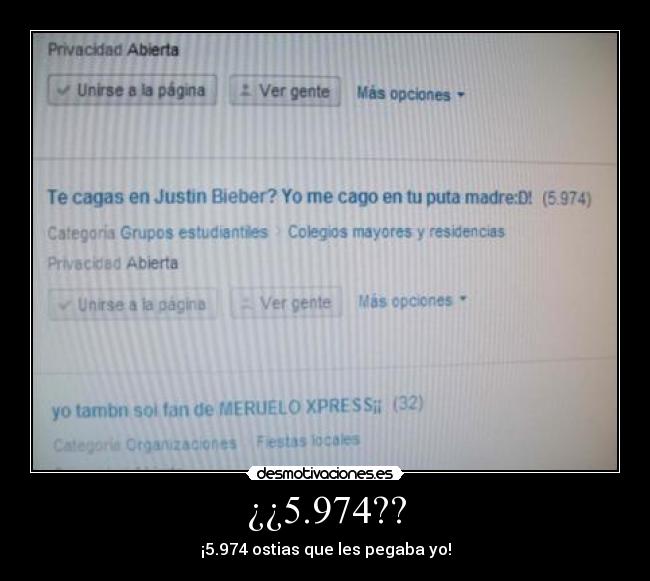 ¿¿5.974?? - ¡5.974 ostias que les pegaba yo!