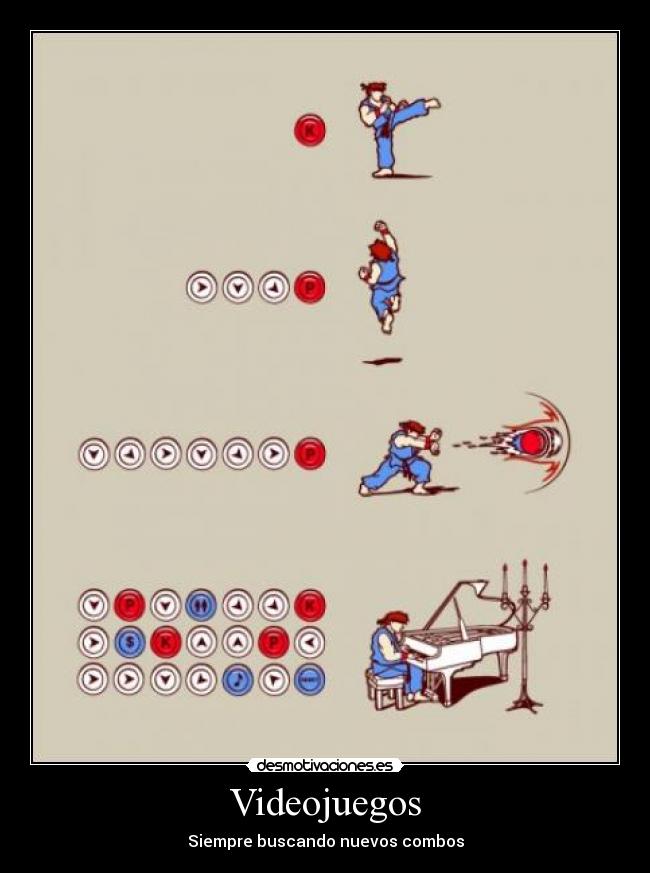 Videojuegos - Siempre buscando nuevos combos