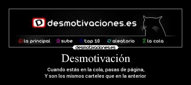 Desmotivación - 