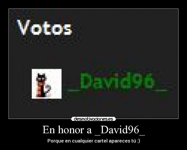 En honor a _David96_ - 