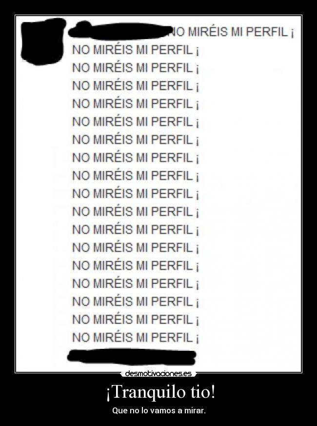 ¡Tranquilo tio! - 