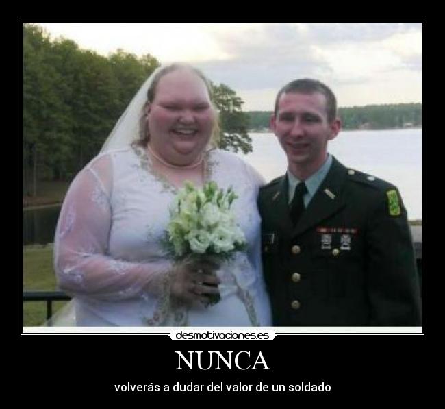 carteles gorda soldado desmotivaciones