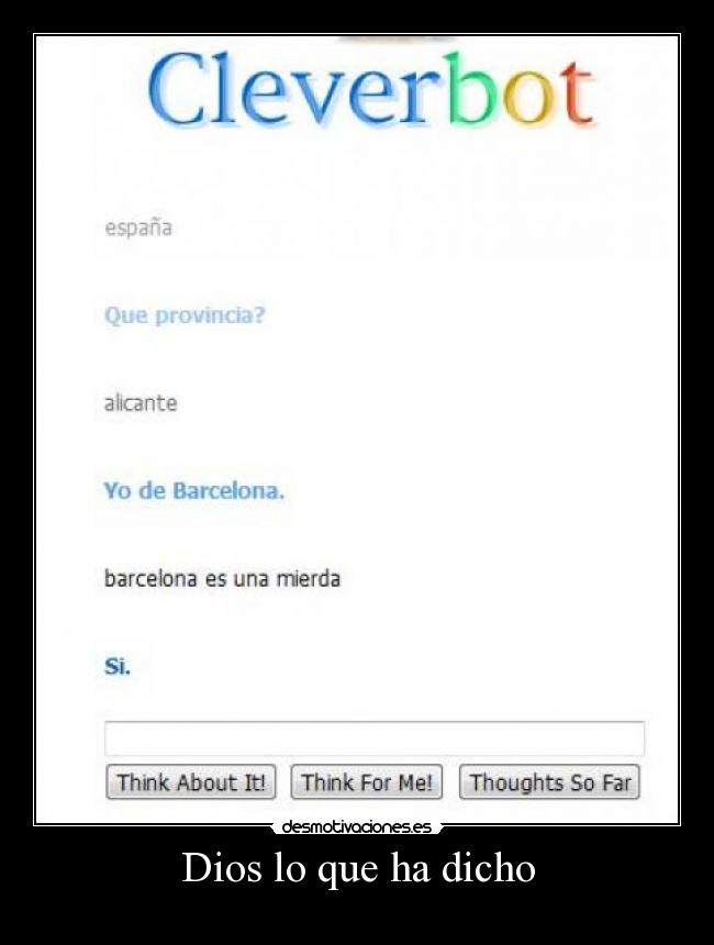 Dios lo que ha dicho -