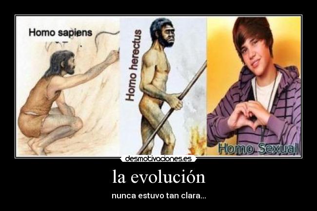 la evolución - 