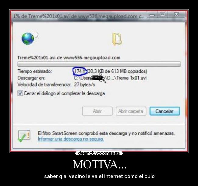 MOTIVA... - saber q al vecino le va el internet como el culo