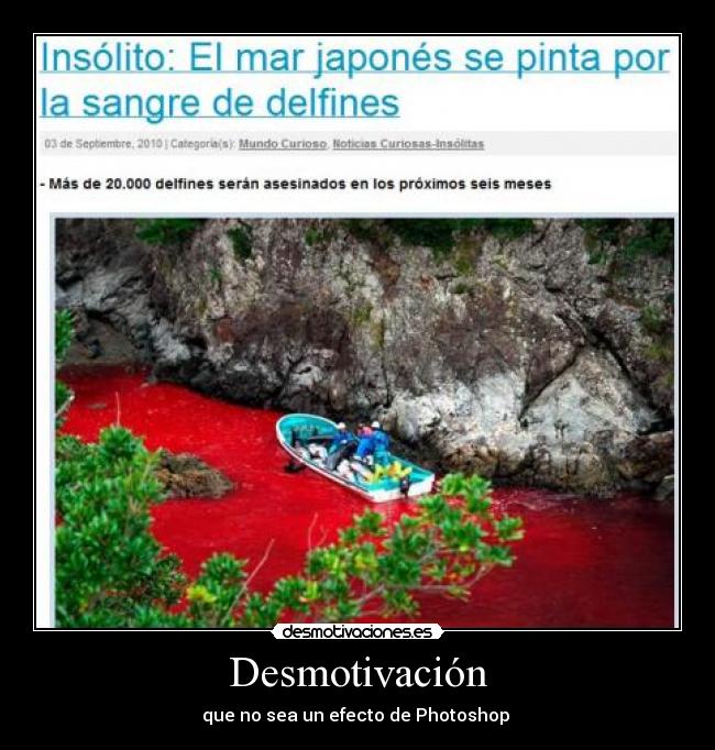 Desmotivación - que no sea un efecto de Photoshop 