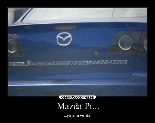 Mazda Pi... - ...ya a la venta.