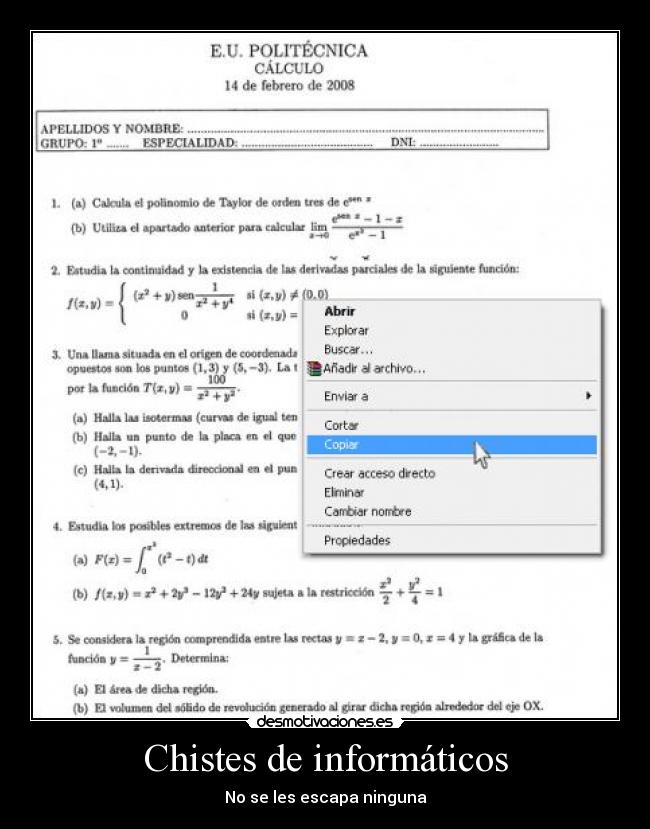 Chistes de informáticos - No se les escapa ninguna