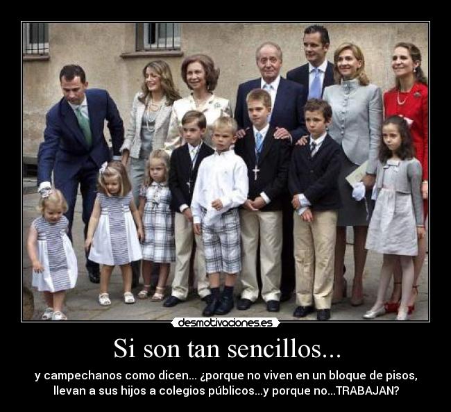 Si son tan sencillos... -