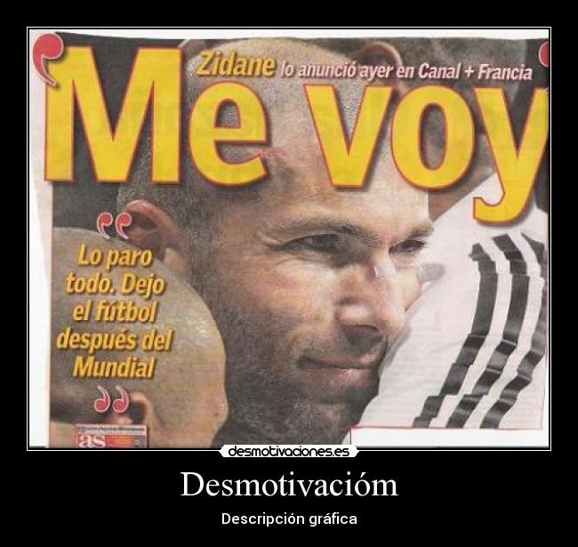 carteles zidane real madrid desmotivaciones