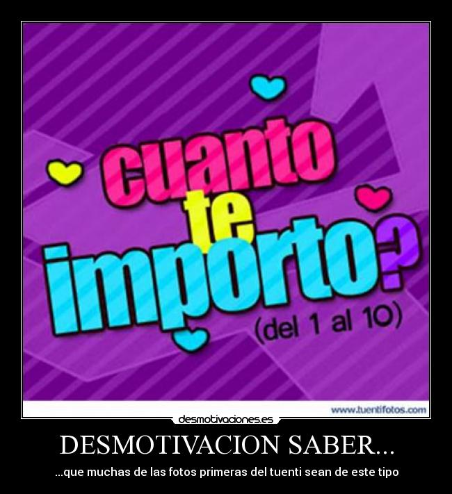 DESMOTIVACION SABER... - 