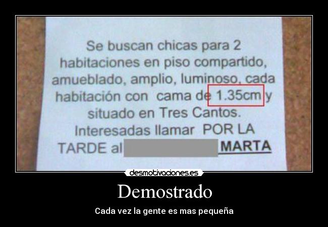 Demostrado -