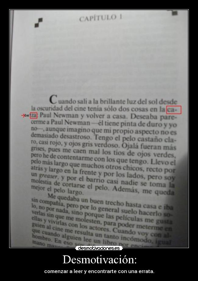 carteles leer errata comenzar desmotivaciones