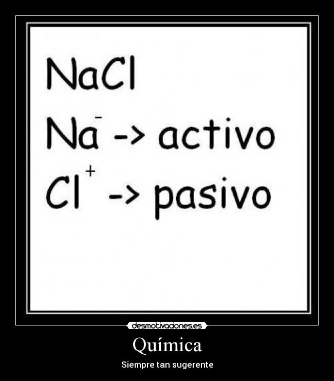 carteles quimica ciencias sexo desmotivaciones