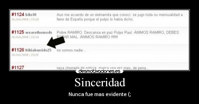 Sinceridad -