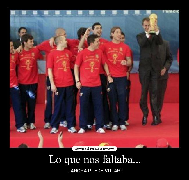 Lo que nos faltaba... - ...AHORA PUEDE VOLAR!!