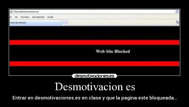 Desmotivacion es -