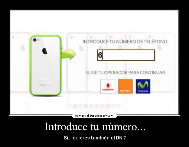 Introduce tu número... - 