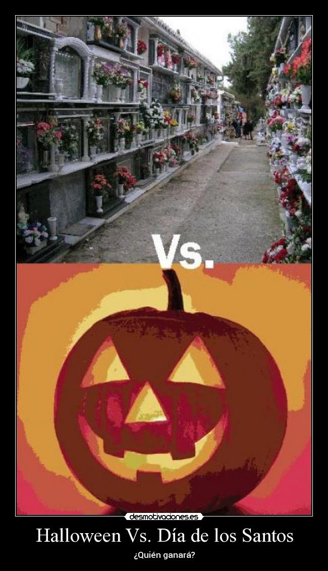 Halloween Vs. Día de los Santos - ¿Quién ganará?