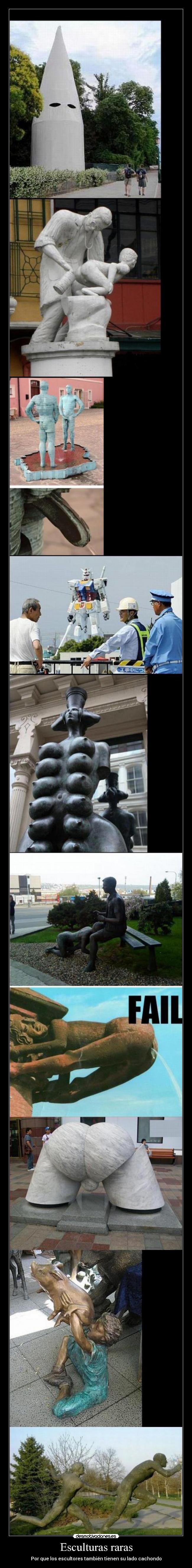 Esculturas raras -