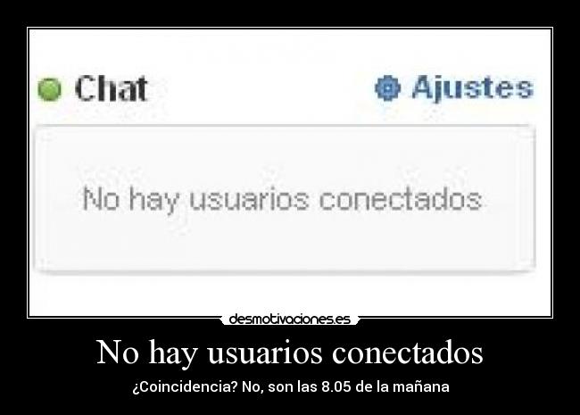 No hay usuarios conectados - 
