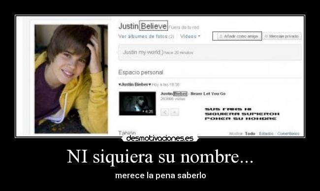 NI siquiera su nombre... -