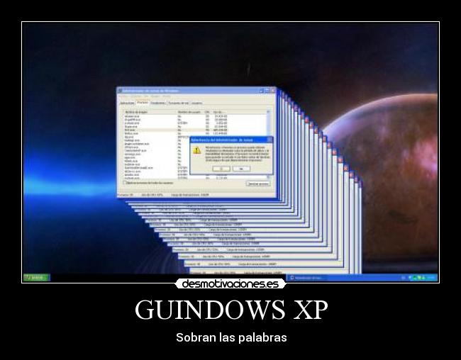 GUINDOWS XP - Sobran las palabras