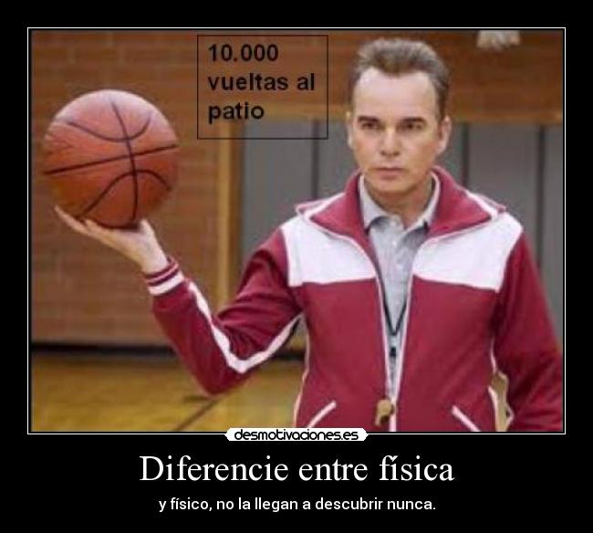 Diferencie entre física - y físico, no la llegan a descubrir nunca.