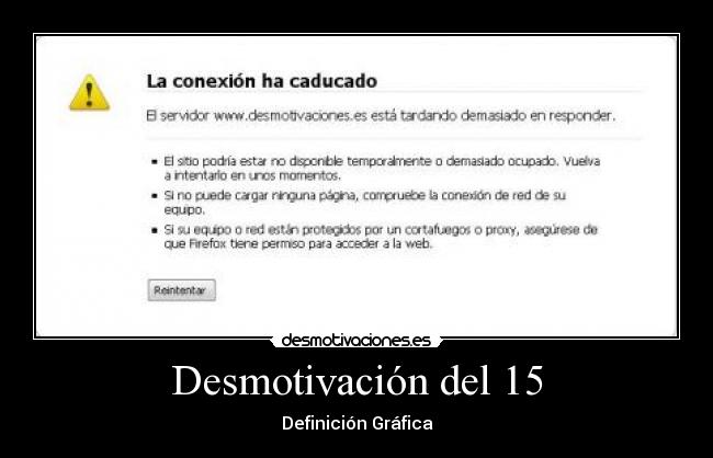 Desmotivación del 15 - Definición Gráfica