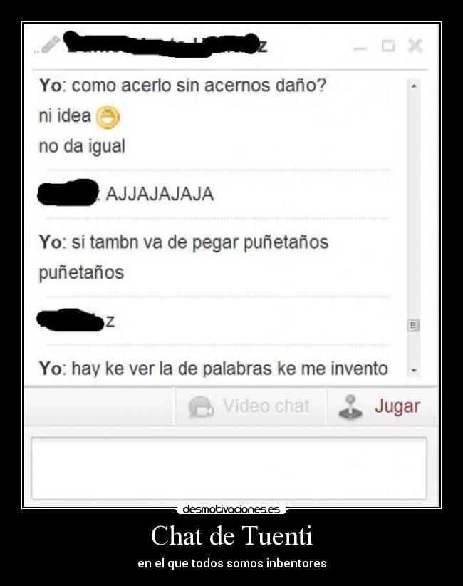 Chat de Tuenti - en el que todos somos inbentores