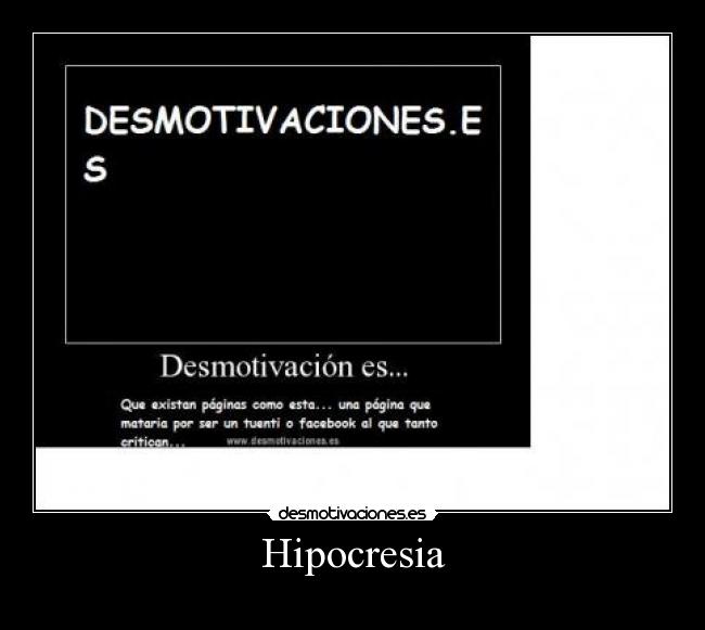 Hipocresia - 