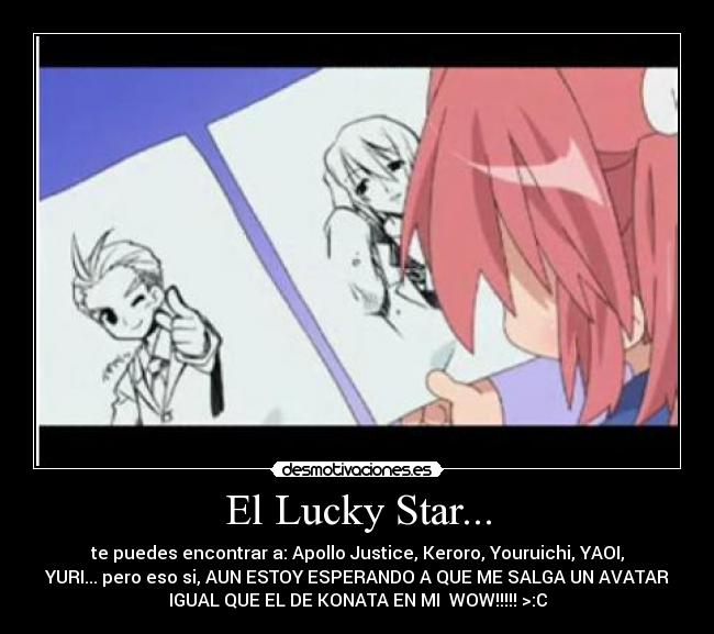 carteles konara bleach lucky star apollo justice yaoi yuri desmotivaciones