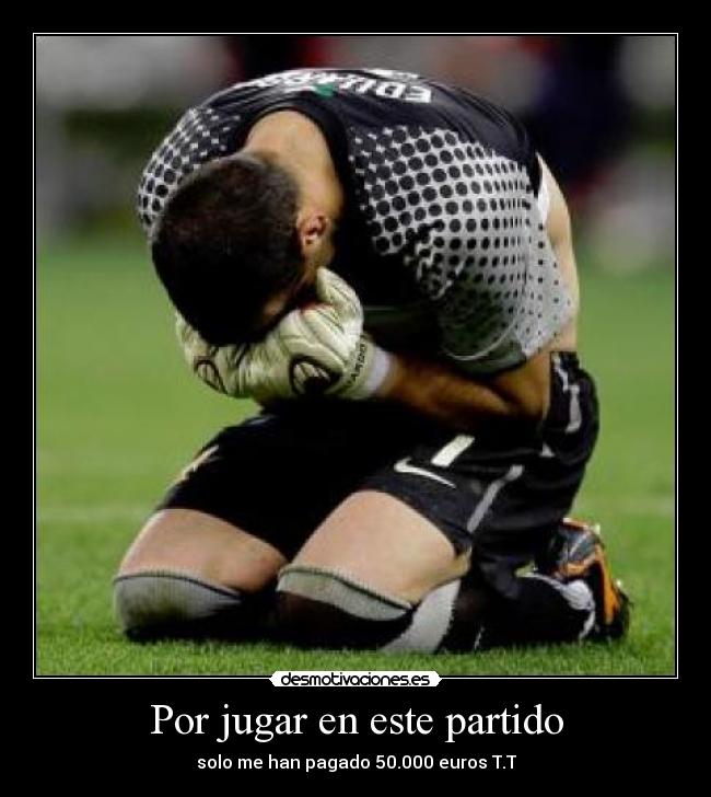 Por jugar en este partido -