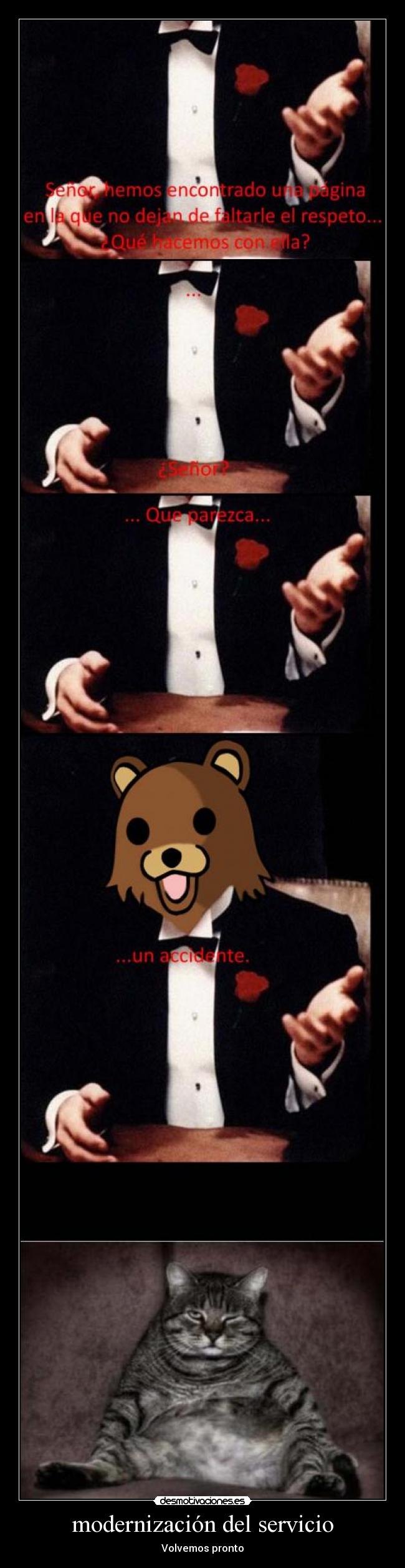 modernización del servicio - Volvemos pronto