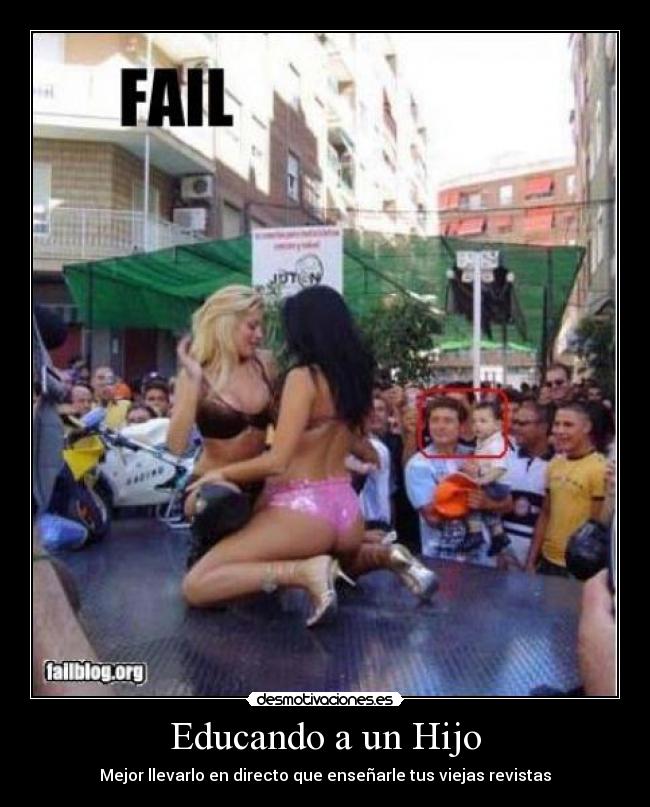 Educando a un Hijo - Mejor llevarlo en directo que enseñarle tus viejas revistas