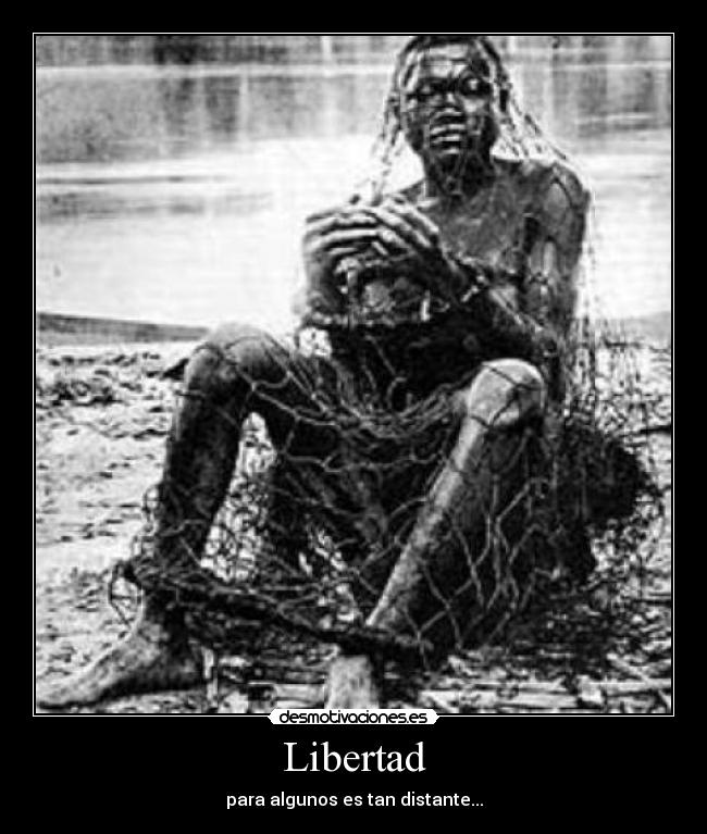 carteles libertad libertad esclavitud desmotivaciones