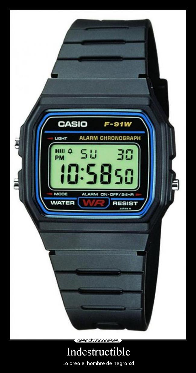 carteles reloj casio desmotivaciones