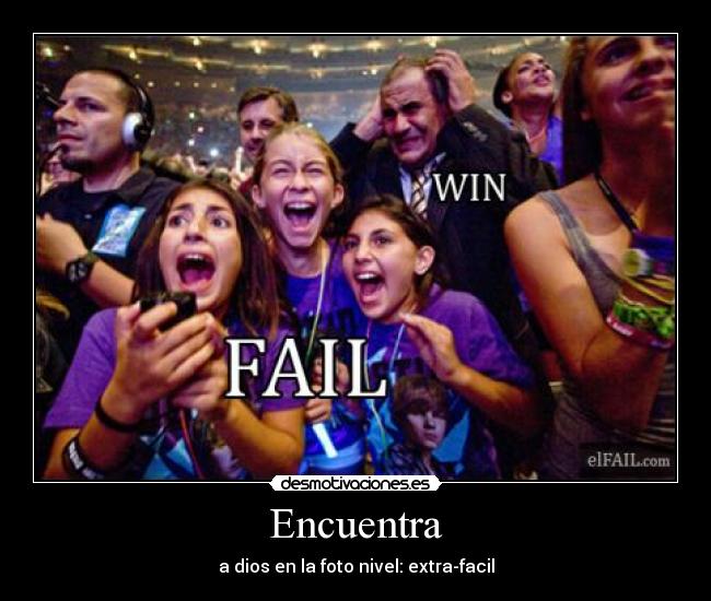 Encuentra - a dios en la foto nivel: extra-facil