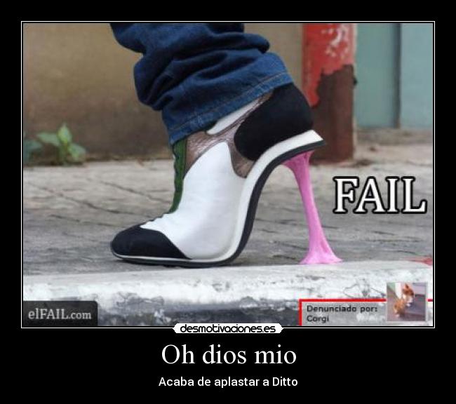 Oh dios mio - Acaba de aplastar a Ditto