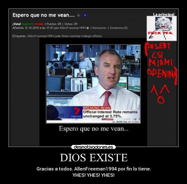 carteles dios allenfreeman1994 felicidad principal fuck yea desmotivaciones